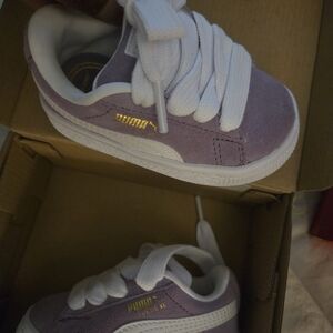 Puma Kids Sneakers - Lavender and White